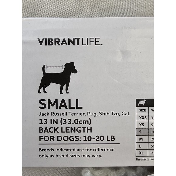 Vibrant Life Pink "Spoiled" Pet Sweater Size Small For Pets 10-20 Lbs 13" Back - Picture 5 of 7